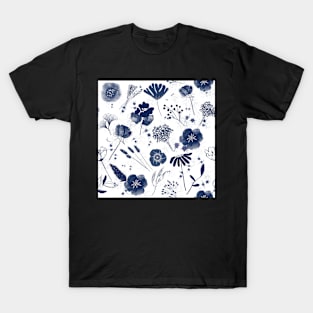 Blooming in blue T-Shirt